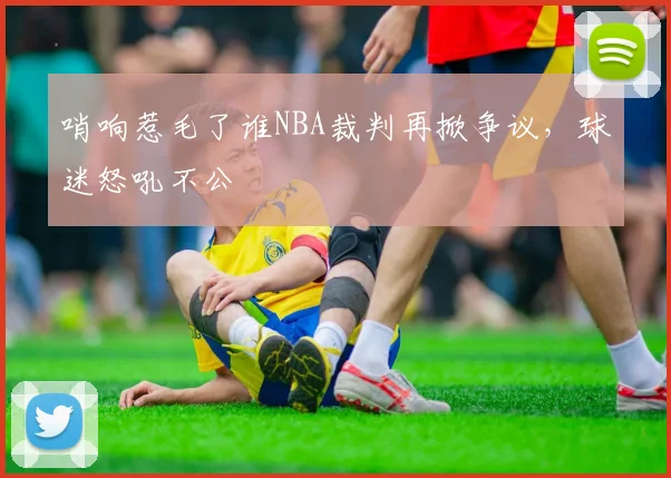 哨响惹毛了谁NBA裁判再掀争议，球迷怒吼不公